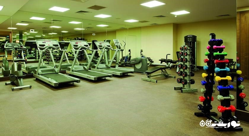 سالن بدنسازی هتل کرون پلازا استانبول هاربیه